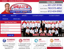 Tablet Screenshot of calldeans.com